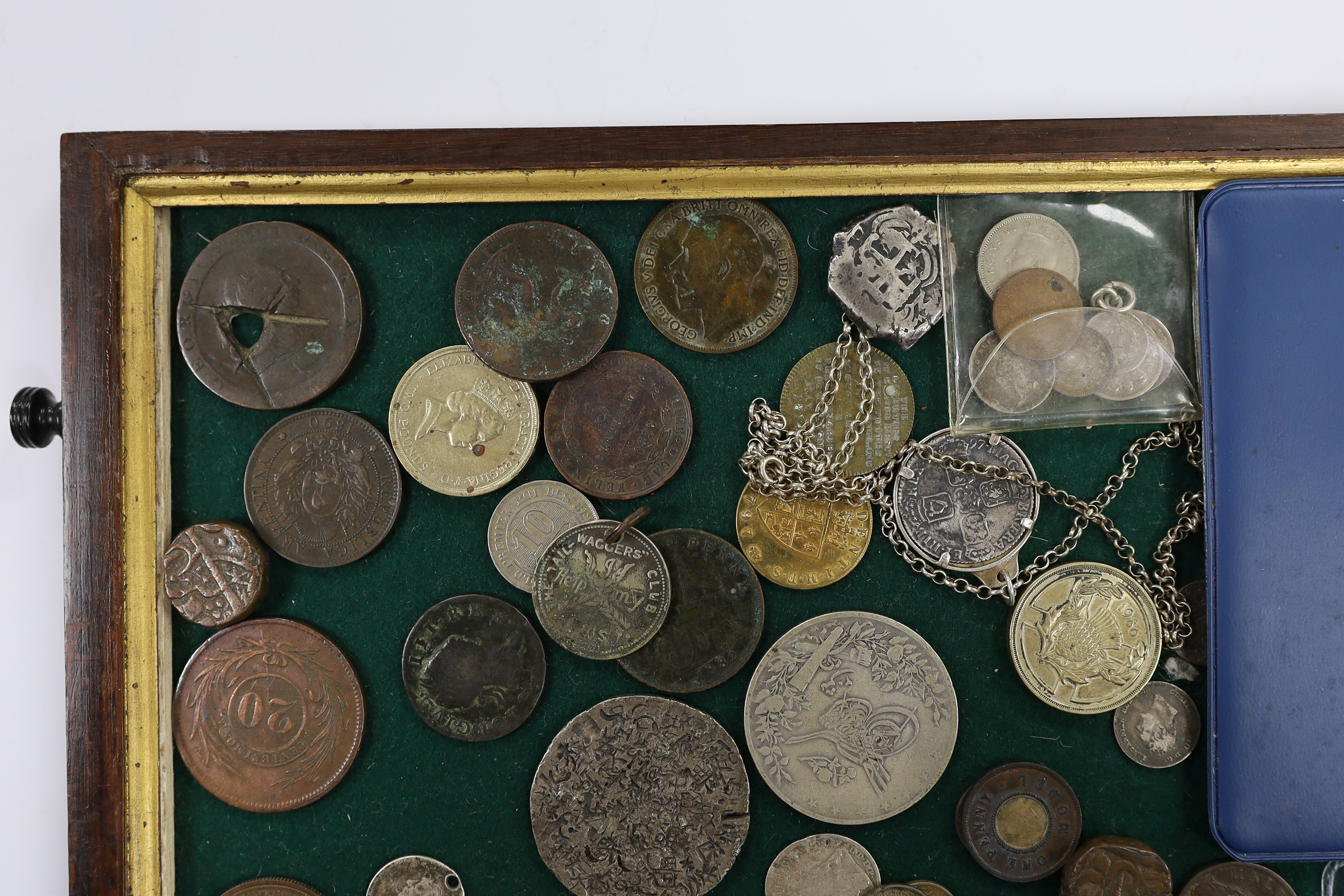 World coins, tokens and commemorative medals, 18th century to present day